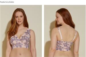 Cosabella Paradiso Curvy Bralette With Matching Panties